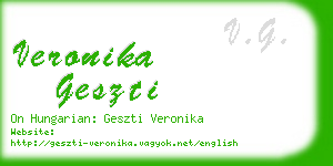 veronika geszti business card